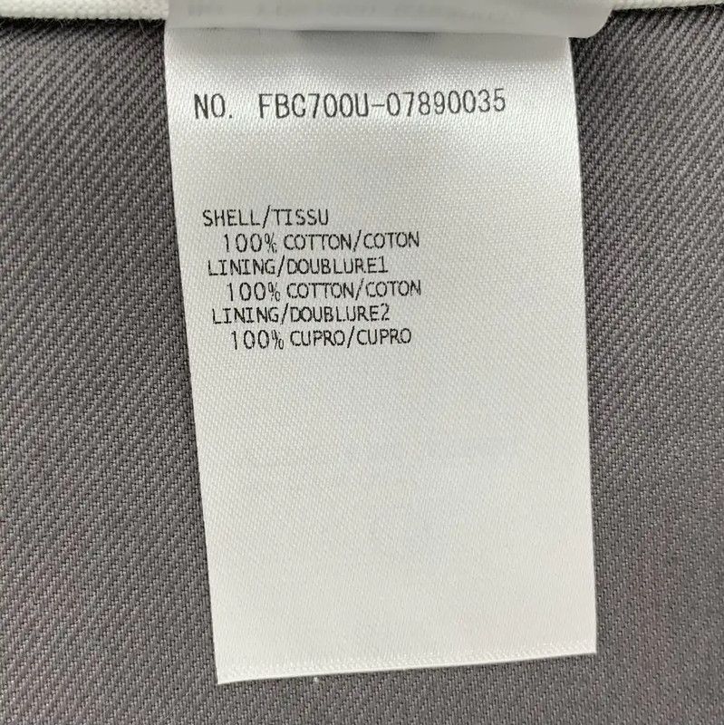Thom Browne Thom Browne Gray Cotton Men's Jacket 0089 Size US M / EU 48-50 / 2 - 8 Thumbnail
