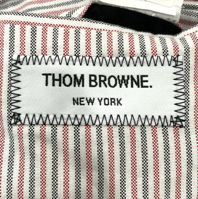 Thom Browne Thom Browne Men's Blue Cotton Jacket 0089 Size US M / EU 48-50 / 2 - 5 Thumbnail