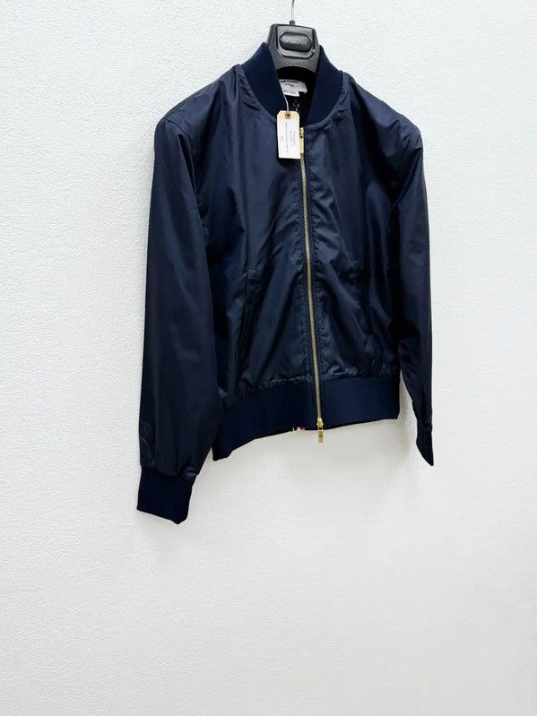 Thom Browne Thom Browne Men's Long Sleeve Navy Jacket 0089 Size US M / EU 48-50 / 2 - 6 Thumbnail