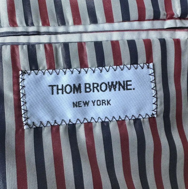Thom Browne Thom Browne Spring Autumn White Wool Blend Jacket 0089 Size US L / EU 52-54 / 3 - 5 Thumbnail