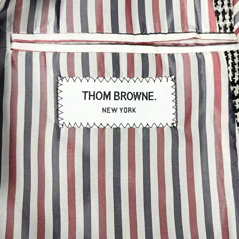 Thom Browne Thom Browne Colorblock Wool Blend Coat 0089 Size US S / EU 44-46 / 1 - 6 Thumbnail