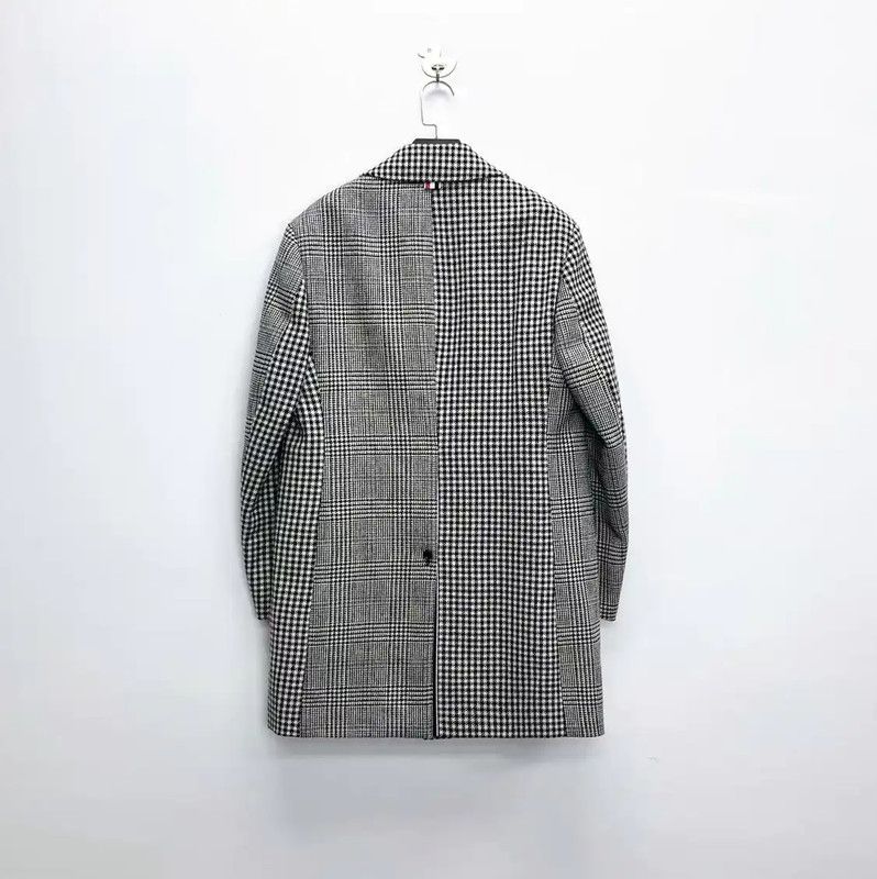 Thom Browne Thom Browne Colorblock Wool Blend Coat 0089 Size US S / EU 44-46 / 1 - 2 Thumbnail