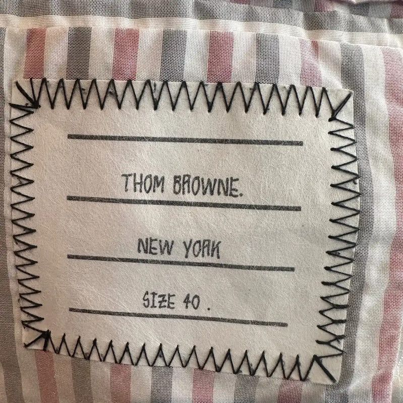 Thom Browne Thom Browne White Down Jacket for Men 0089 Size US XL / EU 56 / 4 - 4 Thumbnail