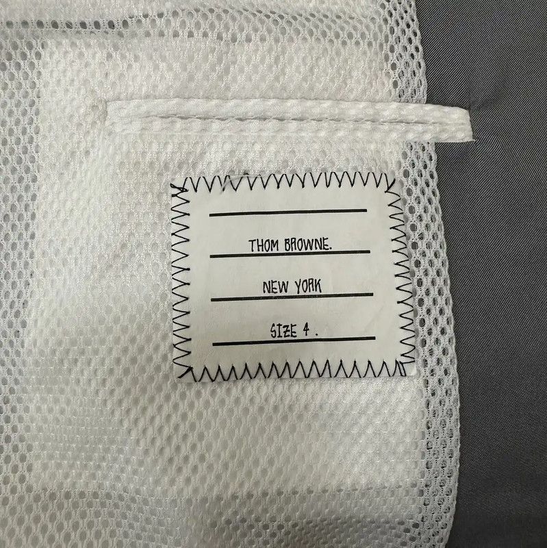 Thom Browne Thom Browne Men's Gray Long Sleeve Coat 0089 Size US XL / EU 56 / 4 - 5 Thumbnail