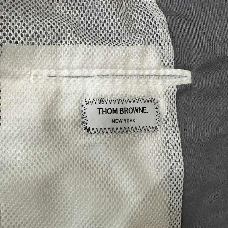 Thom Browne Thom Browne Men's Gray Long Sleeve Coat 0089 Size US XL / EU 56 / 4 - 6 Thumbnail