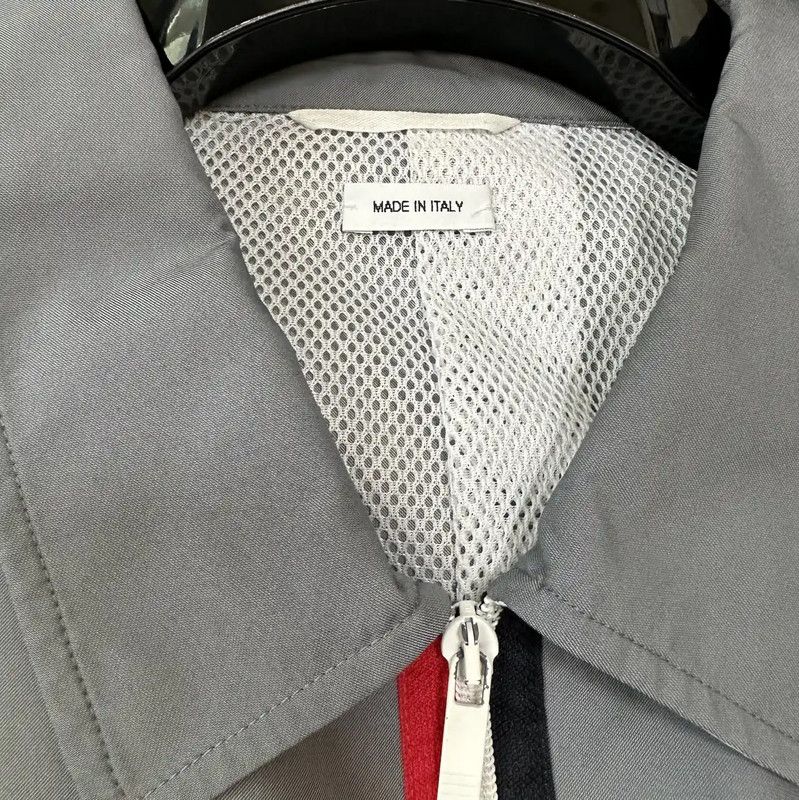 Thom Browne Thom Browne Men's Gray Long Sleeve Coat 0089 Size US XL / EU 56 / 4 - 3 Thumbnail
