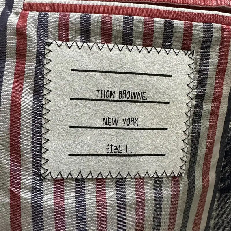 Thom Browne Thom Browne Check Wool Overcoat for Men 0089 Size US XL / EU 56 / 4 - 8 Thumbnail