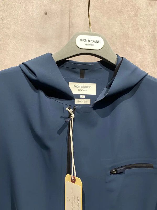 Thom Browne Thom Browne Men's Light Blue Jacket 0089 Size US M / EU 48-50 / 2 - 2 Thumbnail