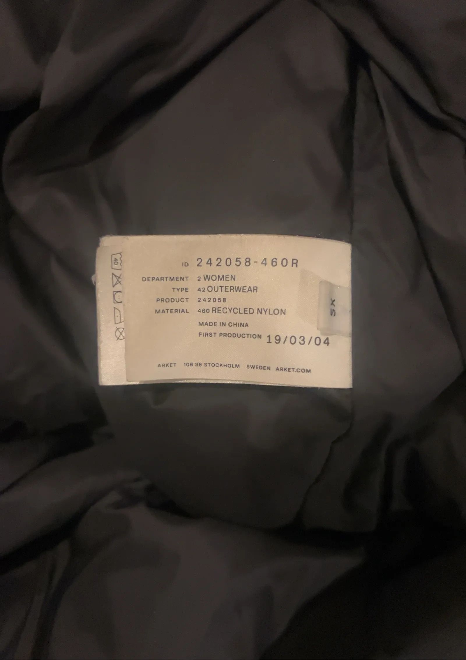 Arket Arket 242058-460R Down Jacket Size S / US 4 / IT 40 - 3 Thumbnail