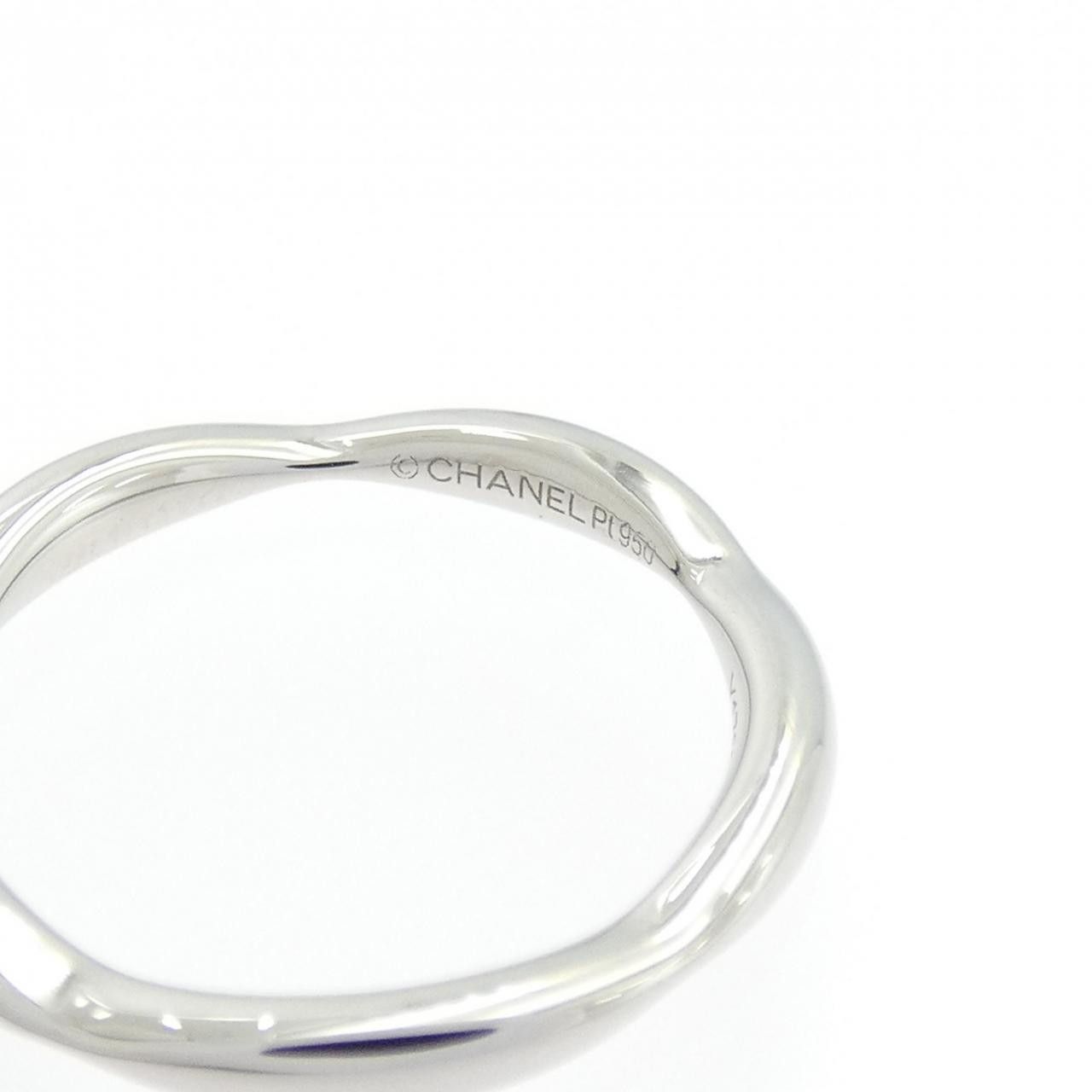 Chanel Chanel Chanel Camelia Pt950 Diamond Ring Metal Ring DUTY FREE for USA Size ONE SIZE - 4 Thumbnail