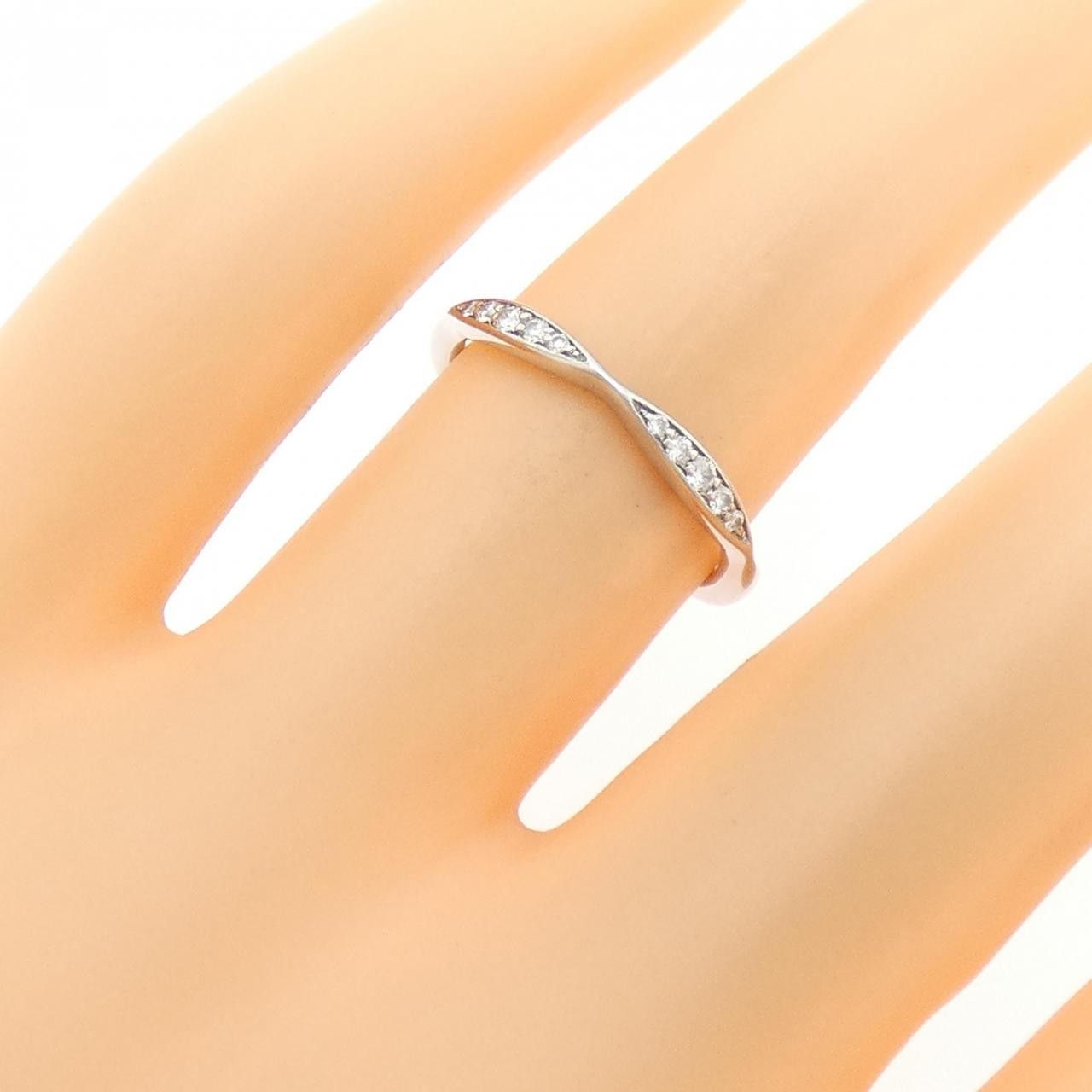 Chanel Chanel Chanel Camelia Pt950 Diamond Ring Metal Ring DUTY FREE for USA Size ONE SIZE - 5 Thumbnail
