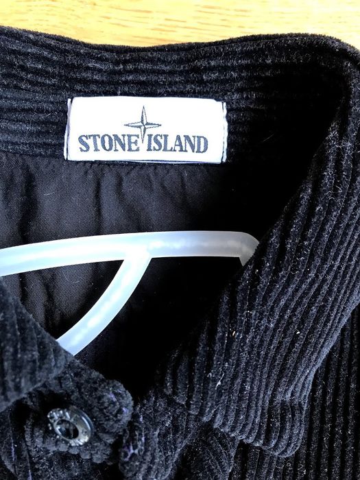 Stone island hotsell corduroy shirt aw18