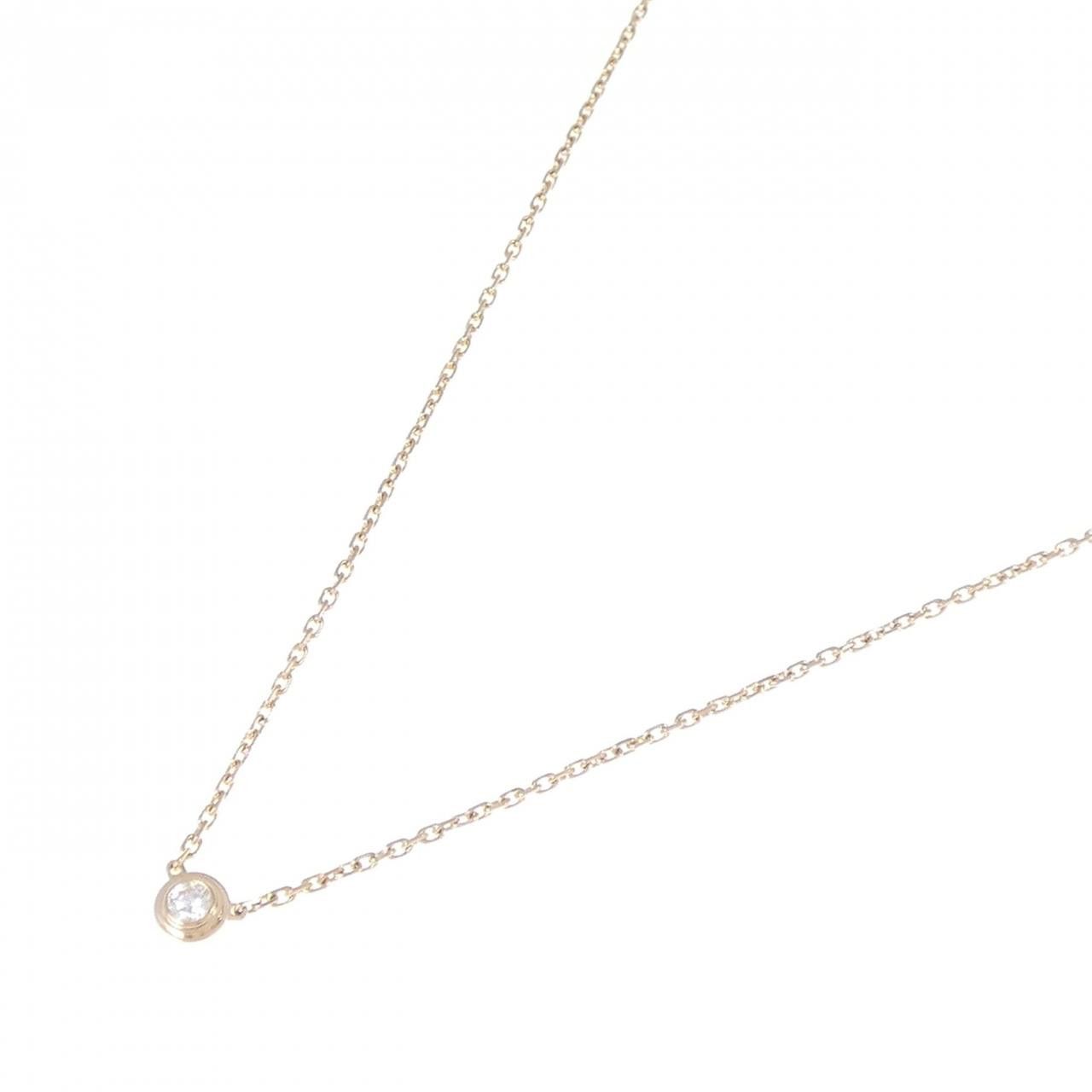 Cartier Cartier Cartier Diamants Legers Au750 Necklace Calfskin Necklace DUTY FREE for USA Size ONE SIZE - 2 Thumbnail