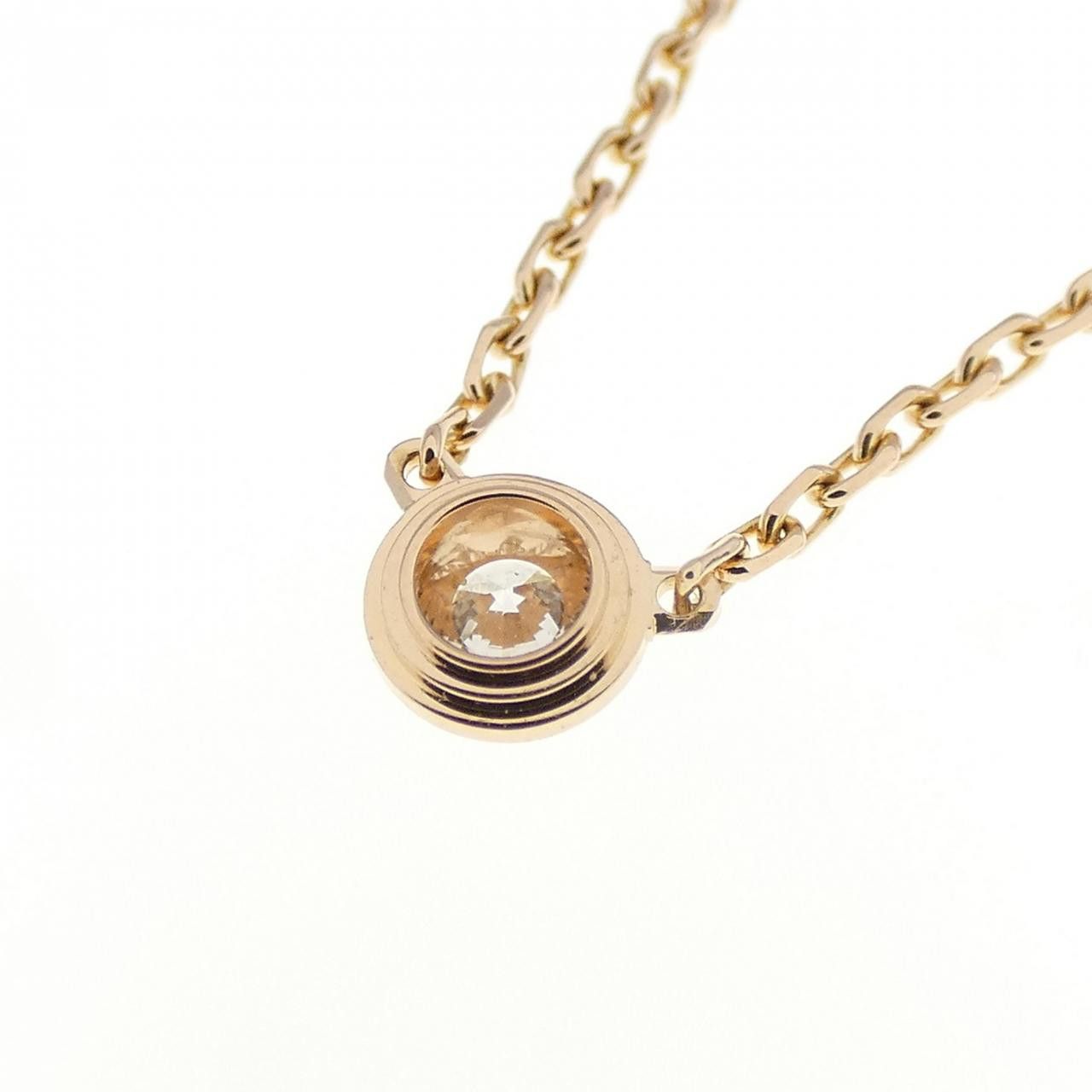 Cartier Cartier Cartier Diamants Legers Au750 Necklace Calfskin Necklace DUTY FREE for USA Size ONE SIZE - 4 Thumbnail