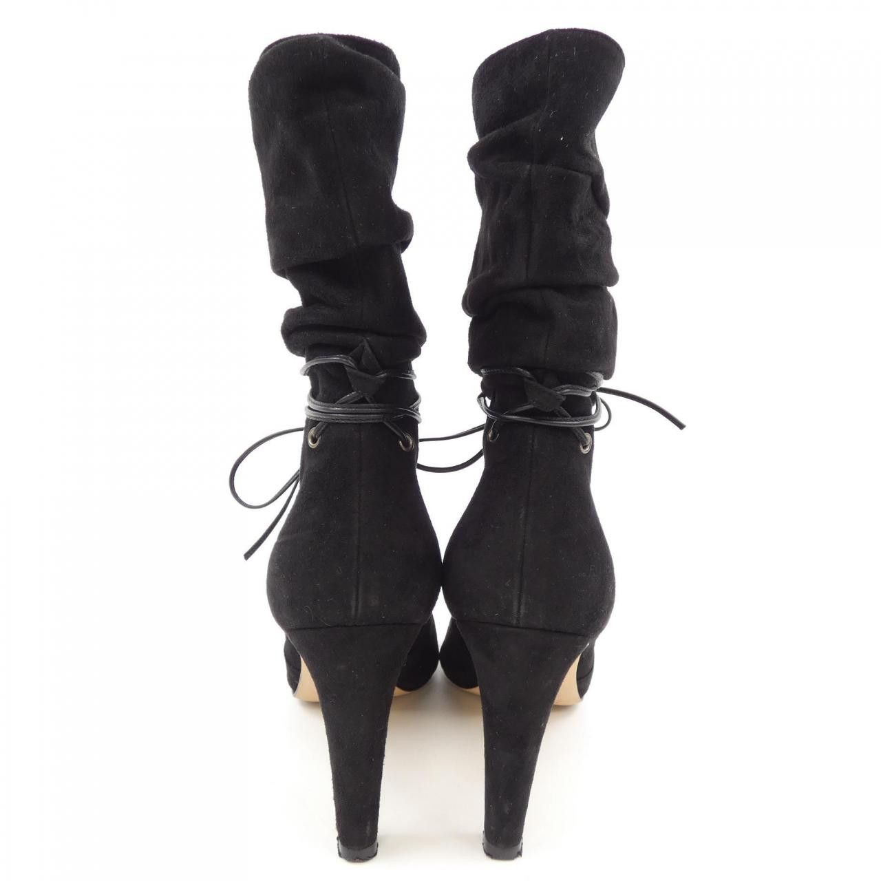 Manolo Blahnik Manolo Blahnik Manolo Blahnik Boots Leather Shoes DUTY FREE for USA Size ONE SIZE - 5 Thumbnail