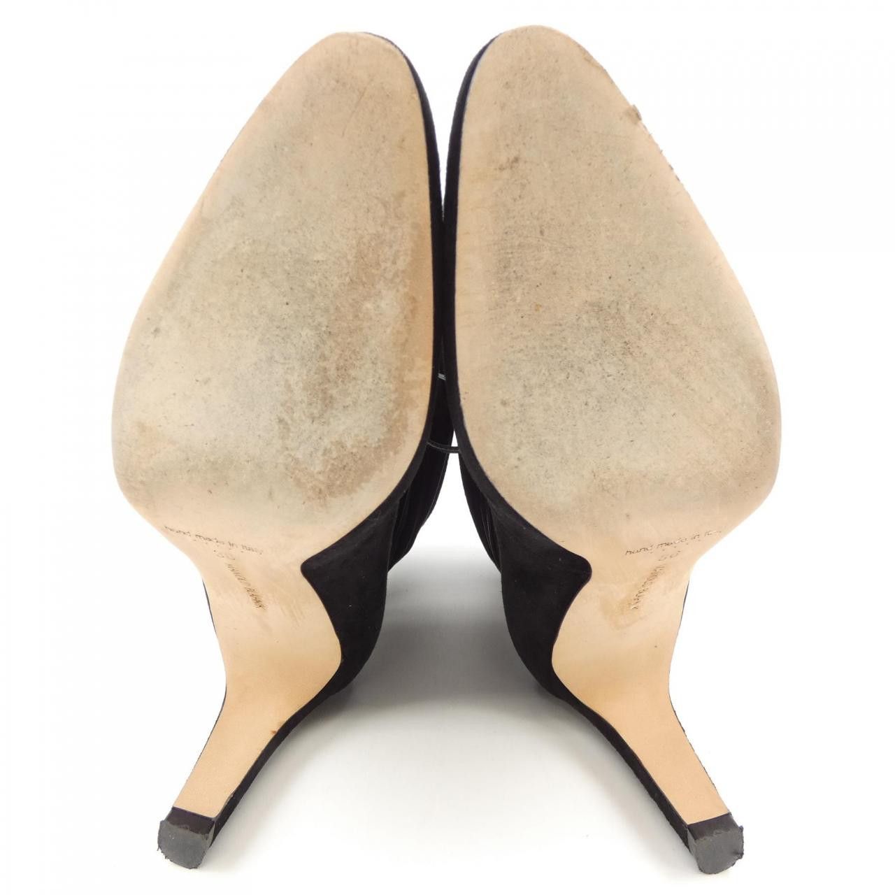 Manolo Blahnik Manolo Blahnik Manolo Blahnik Boots Leather Shoes DUTY FREE for USA Size ONE SIZE - 4 Thumbnail