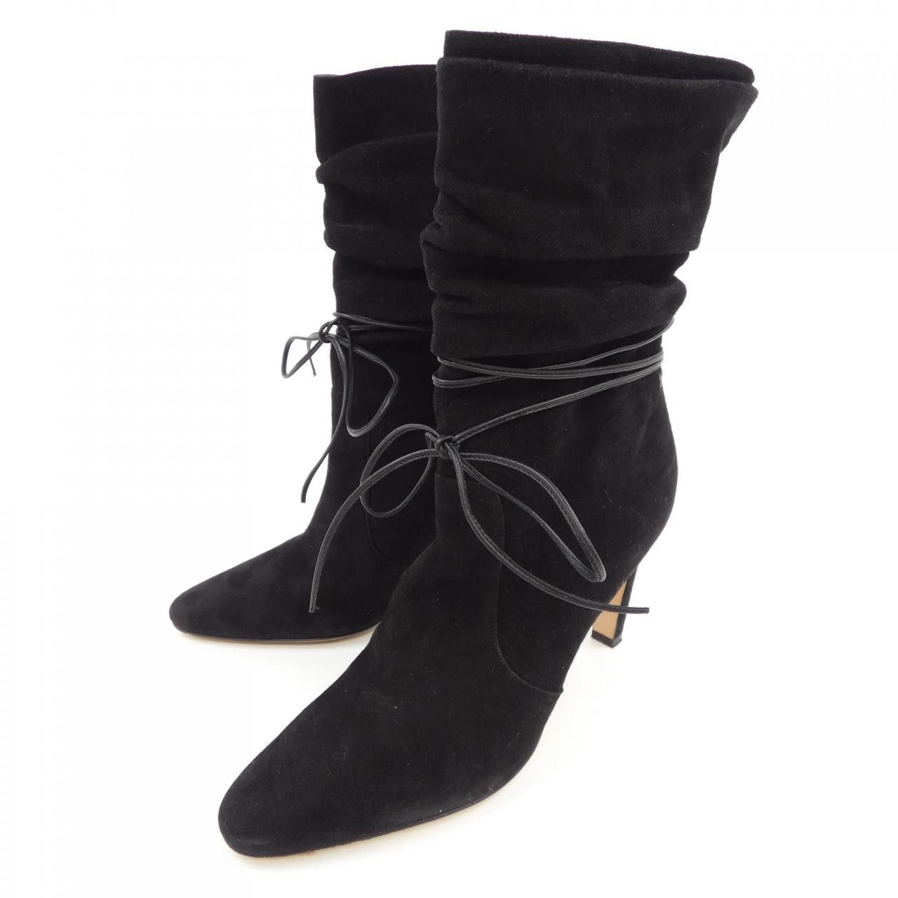 Manolo Blahnik Manolo Blahnik Manolo Blahnik Boots Leather Shoes DUTY FREE for USA Size ONE SIZE - 3 Thumbnail