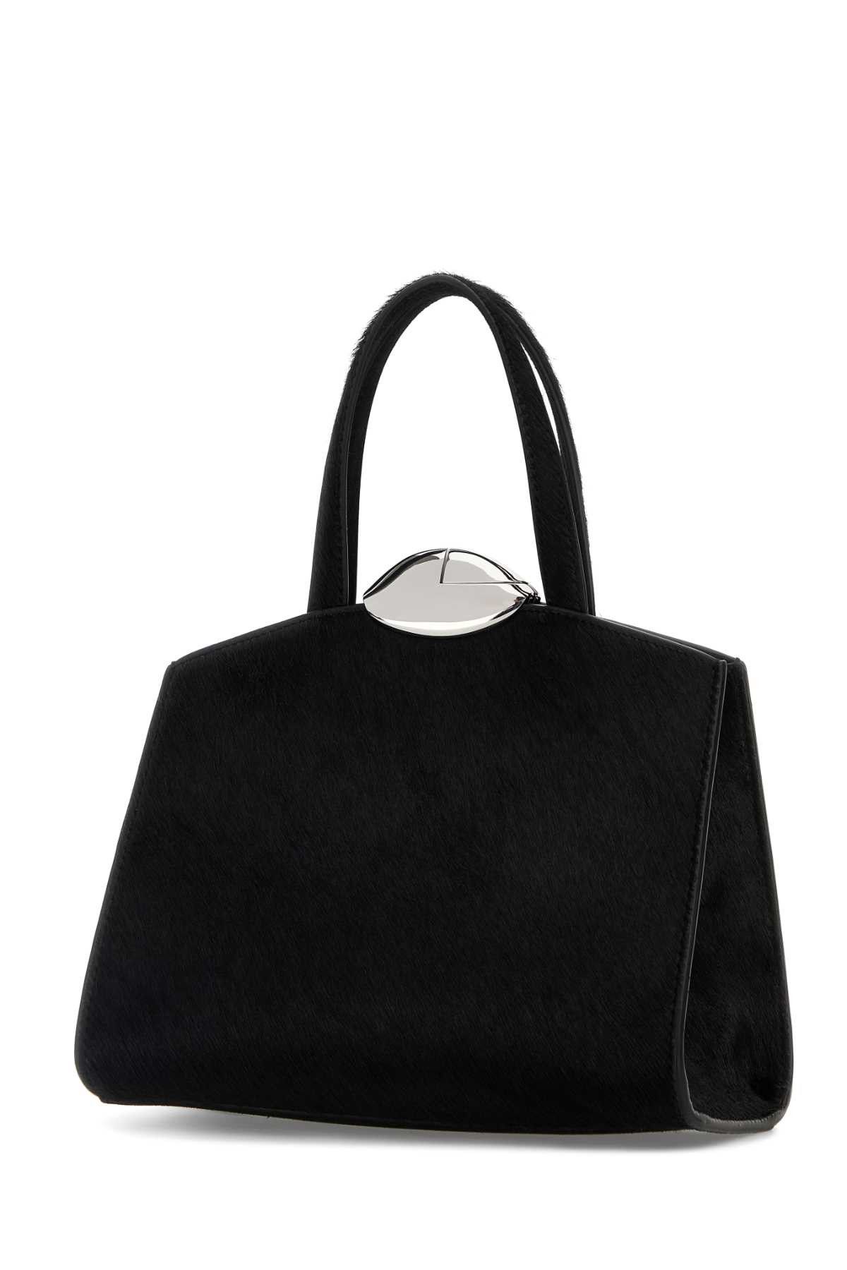 Benedetta Bruzziches Black Calf Hair Serena La Petite Handbag Size ONE SIZE - 2 Thumbnail