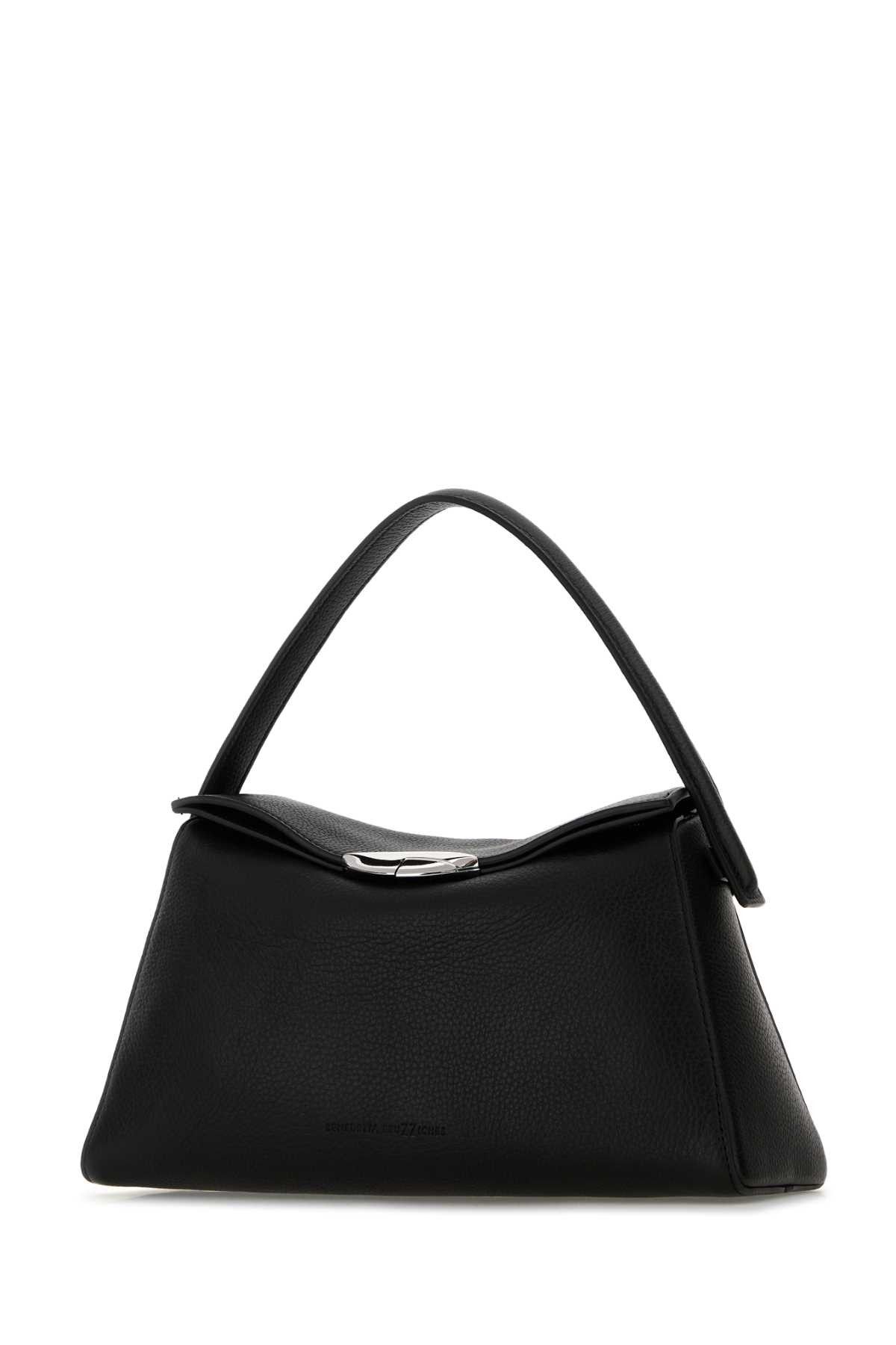 Benedetta Bruzziches Black Leather Large Elif Handbag Size ONE SIZE - 2 Thumbnail