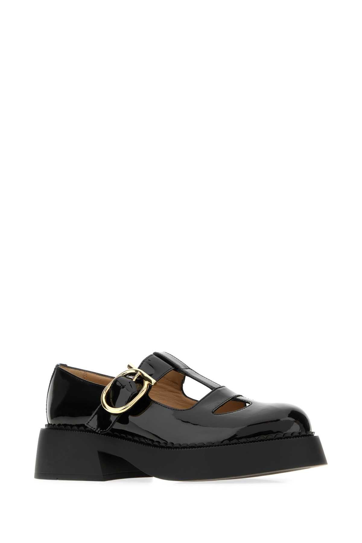 Salvatore Ferragamo Black Leather Zoey Ballerinas Size US 9.5 / IT 39.5 - 2 Thumbnail