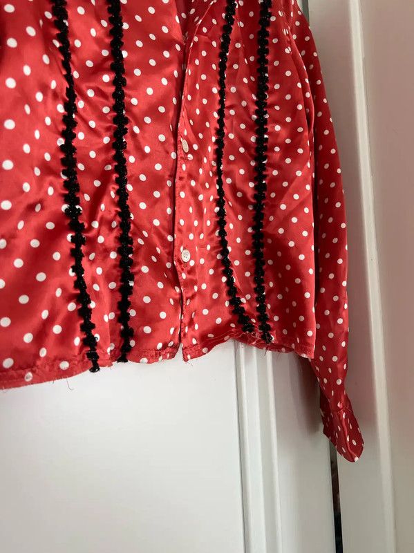 Comme des Garcons COMME des GARÇONS Red Polka Dot Button-Up Shirt 0089 Size M / US 6-8 / IT 42-44 - 5 Thumbnail