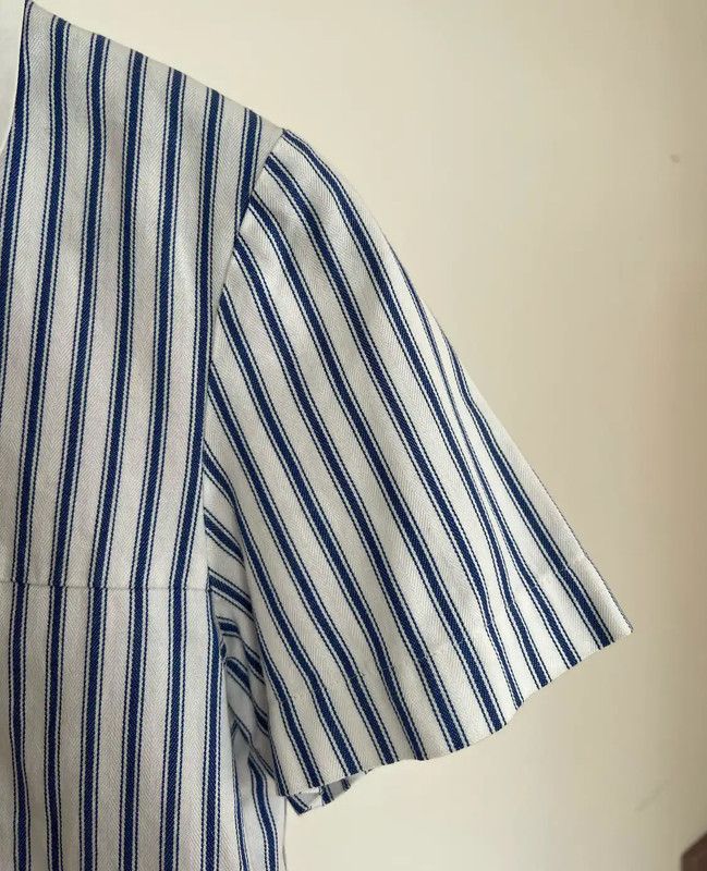 Junya Watanabe Junya Watanabe Striped Short Sleeve Shirt 0089 Size S / US 4 / IT 40 - 7 Thumbnail