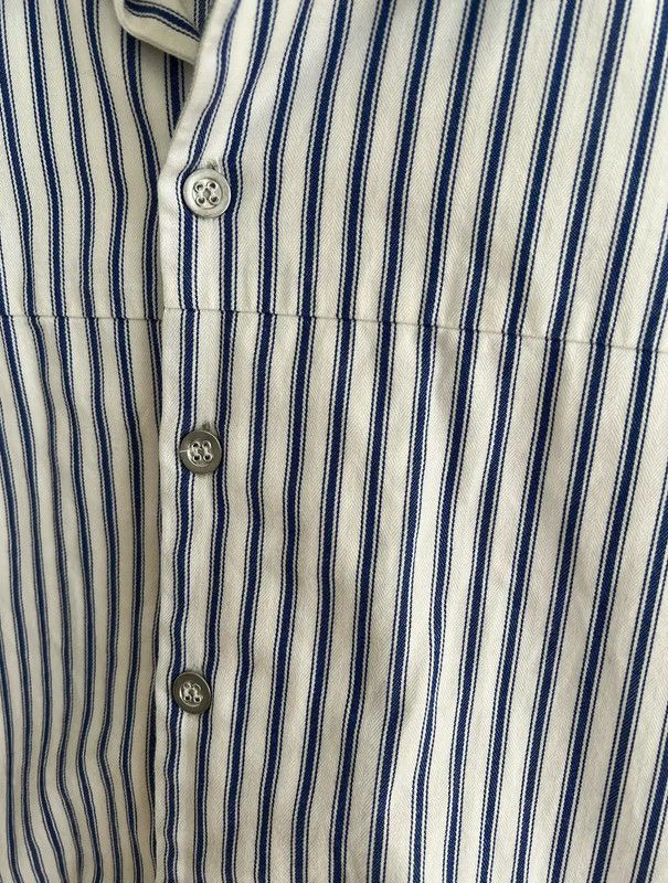 Junya Watanabe Junya Watanabe Striped Short Sleeve Shirt 0089 Size S / US 4 / IT 40 - 5 Thumbnail