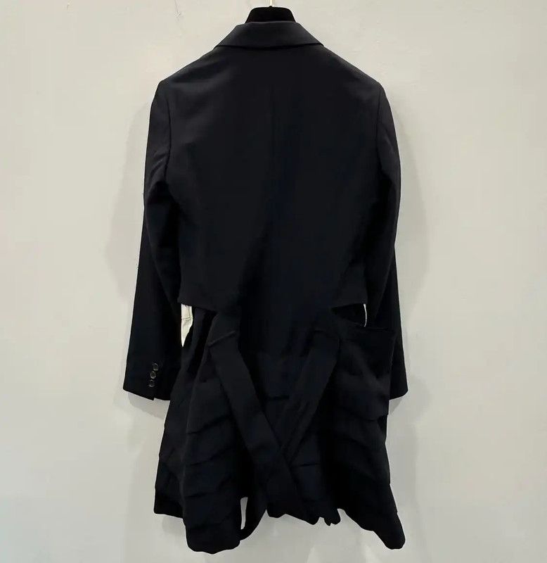 Comme des Garcons Comme des Garçons Stylish Navy Wool Coat 0089 Size XS / US 0-2 / IT 36-38 - 2 Thumbnail