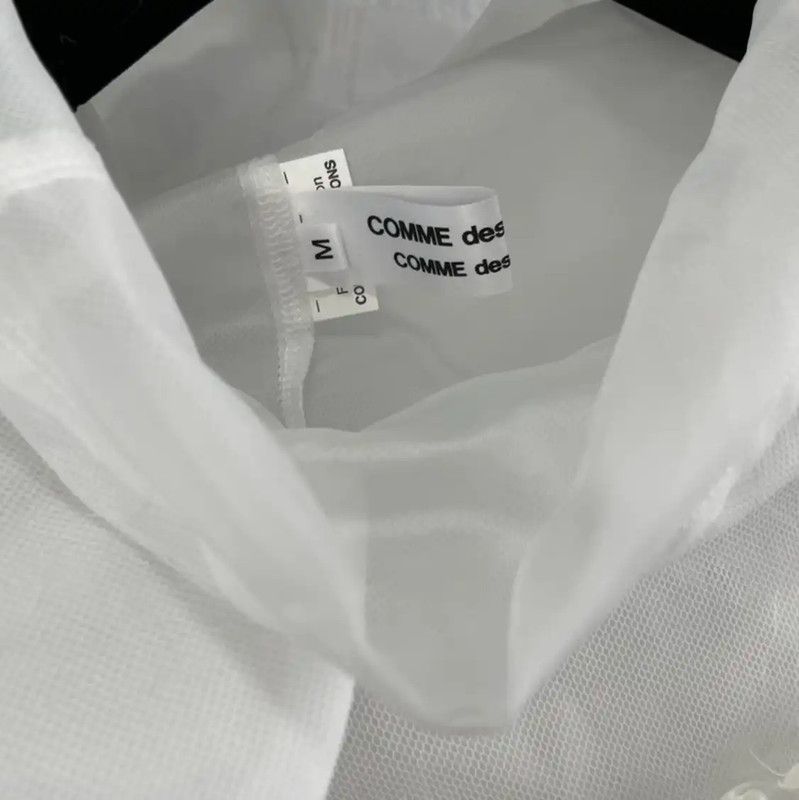 Comme des Garcons COMME des GARÇONS White Long Sleeve Top 0089 Size M / US 6-8 / IT 42-44 - 5 Thumbnail