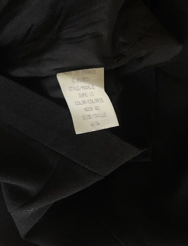 Givenchy Givenchy Black Wool Short Skirt for Women 0089 Size 23" - 5 Thumbnail
