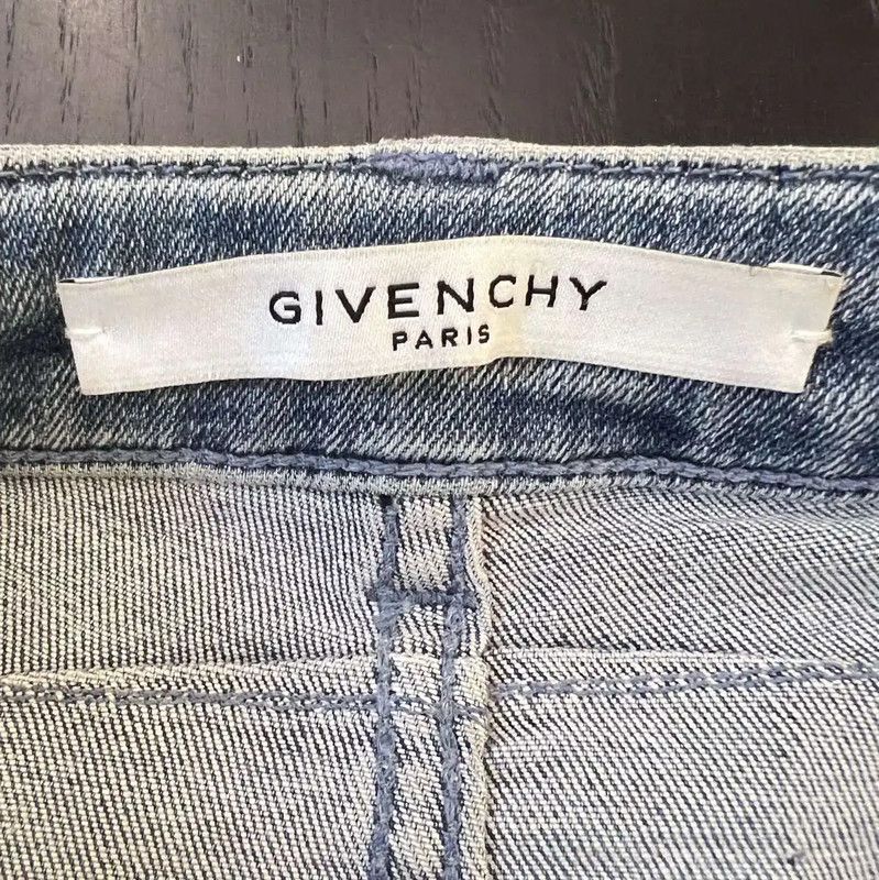 Givenchy Givenchy Blue Denim Women's Skirt 0089 Size 27" / US 4 / IT 40 - 6 Thumbnail