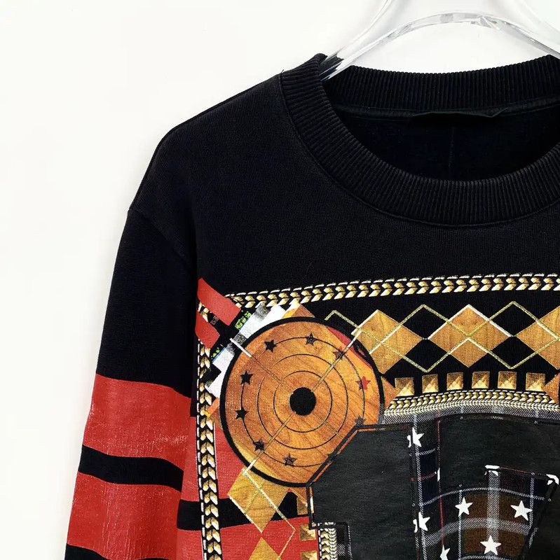 Givenchy Givenchy Black Cotton Women's Sweatshirt 0089 Size XS / US 0-2 / IT 36-38 - 3 Thumbnail