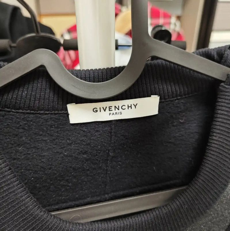 Givenchy Givenchy Black Cotton Women's Sweatshirt 0089 Size M / US 6-8 / IT 42-44 - 3 Thumbnail