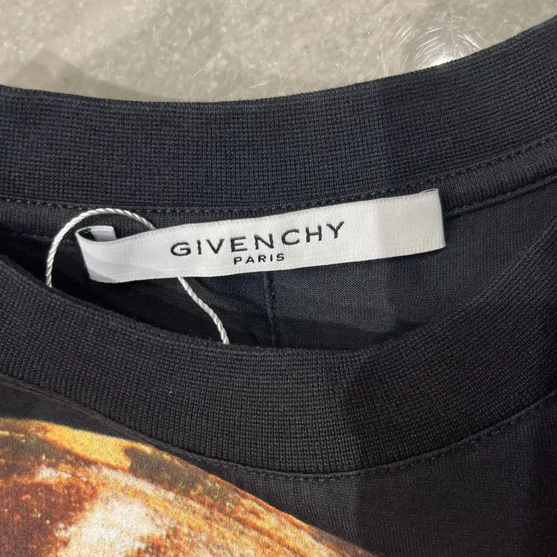 Givenchy Givenchy Black Cotton Graphic Short Sleeve T-Shirt 0089 Size XXS / US 00 / IT 34 - 3 Thumbnail