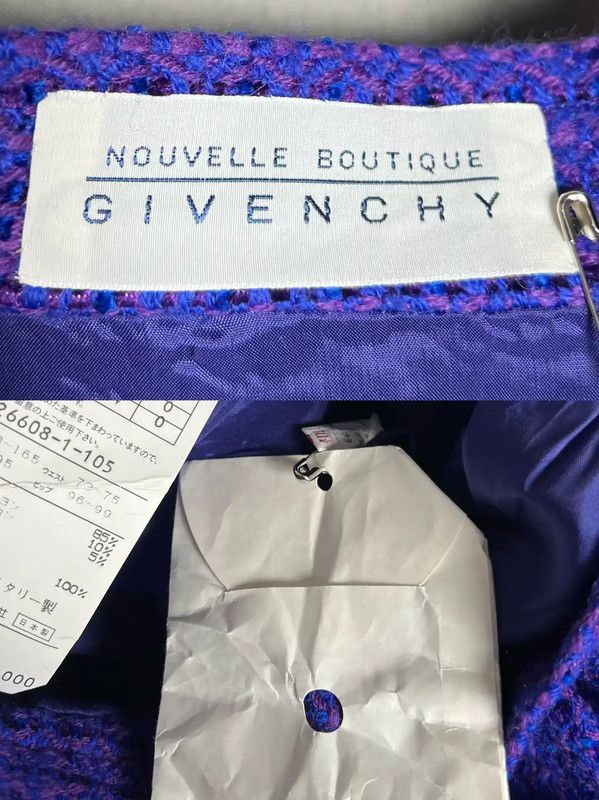 Givenchy Givenchy Purple Wool Blend Midi Skirt 0089 Size 26" / US 2 / IT 38 - 7 Thumbnail