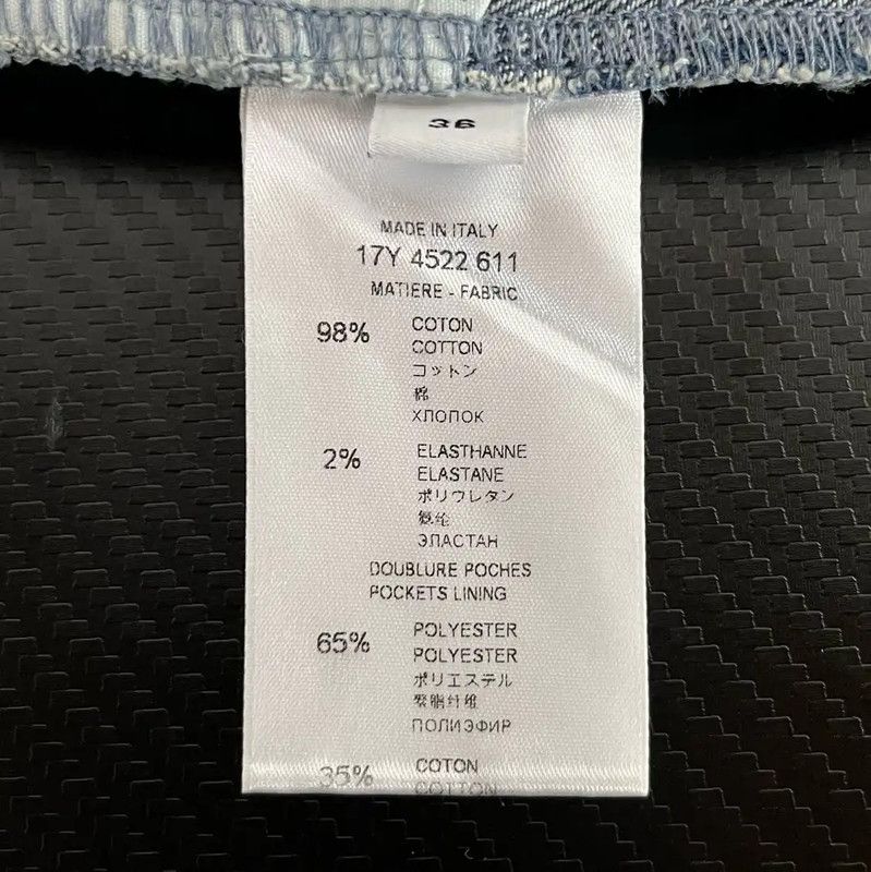 Givenchy Givenchy Women's Blue Cotton Shorts 0089 Size 23" - 5 Thumbnail