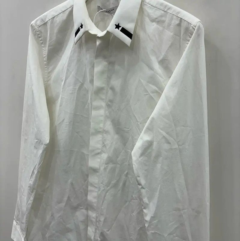 Givenchy Givenchy Women's White Cotton Shirt for Spring 0089 Size S / US 4 / IT 40 - 2 Thumbnail