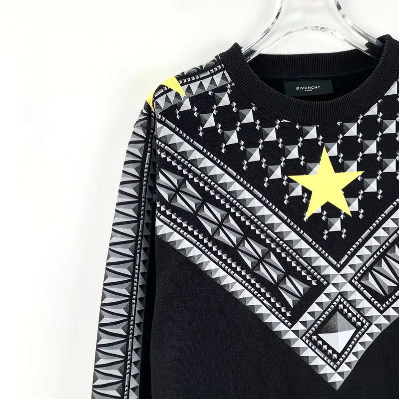 Givenchy Givenchy Black Cotton Sweatshirt for Women 0089 Size S / US 4 / IT 40 - 3 Thumbnail
