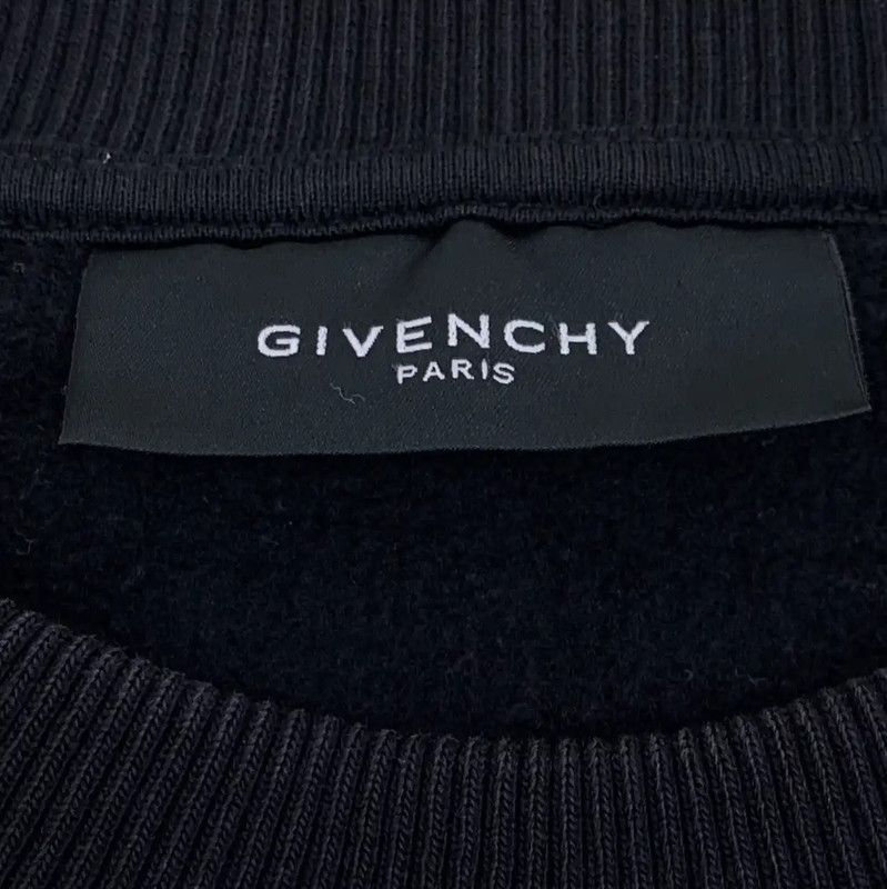 Givenchy Givenchy Black Cotton Sweatshirt for Women 0089 Size S / US 4 / IT 40 - 6 Thumbnail