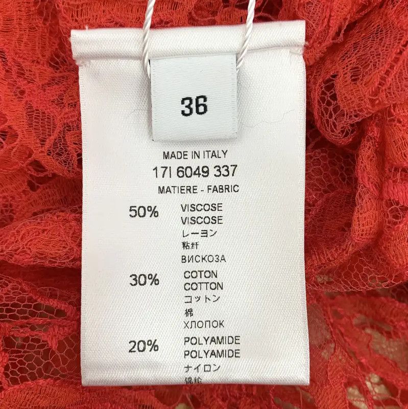 Givenchy Givenchy Red Knit Top for Women 0089 Size XS / US 0-2 / IT 36-38 - 7 Thumbnail