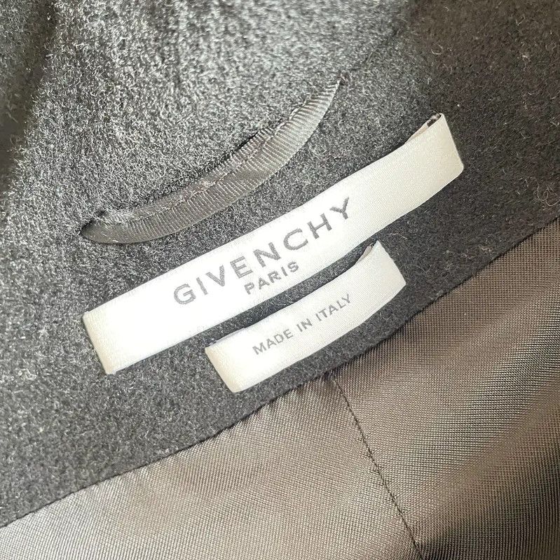 Givenchy Givenchy Black Wool Women's Coat 0089 Size M / US 6-8 / IT 42-44 - 10 Thumbnail