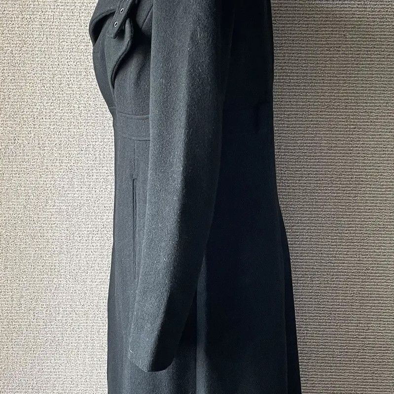 Givenchy Givenchy Black Wool Women's Coat 0089 Size M / US 6-8 / IT 42-44 - 3 Thumbnail
