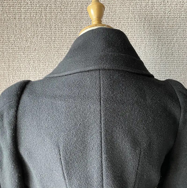 Givenchy Givenchy Black Wool Women's Coat 0089 Size M / US 6-8 / IT 42-44 - 5 Thumbnail