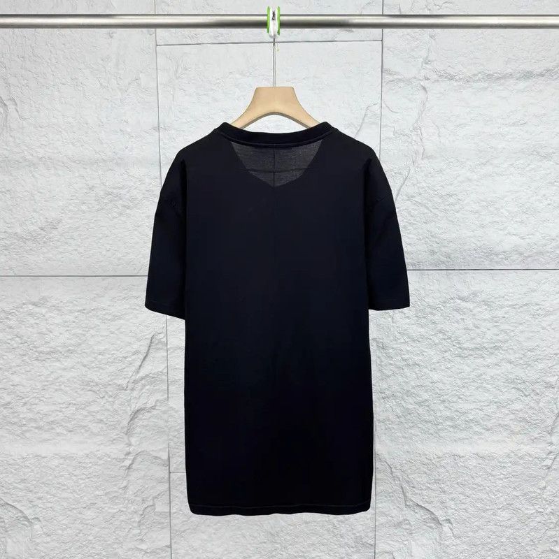 Givenchy Givenchy Black Cotton T-Shirt for Women 0089 Size XXL / US 16-18 / IT 52-54 - 2 Thumbnail