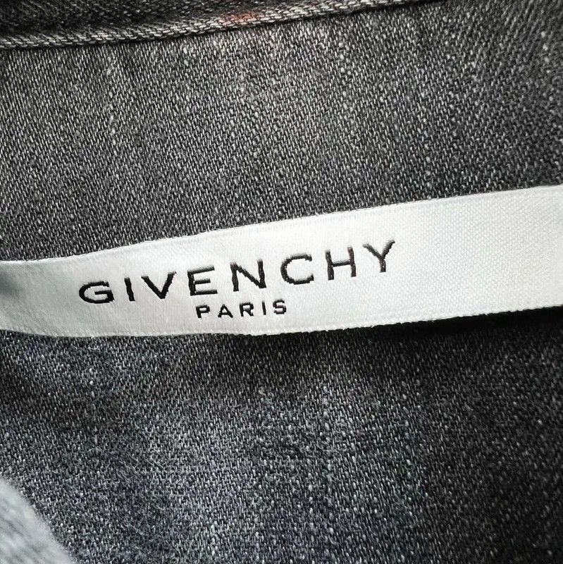 Givenchy Givenchy Gray Long Sleeve Cotton Shirt 0089 Size S / US 4 / IT 40 - 5 Thumbnail