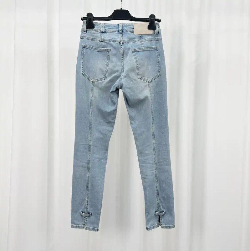 Givenchy Givenchy Blue Denim Logo Women's Jeans 0089 Size 23" - 2 Thumbnail
