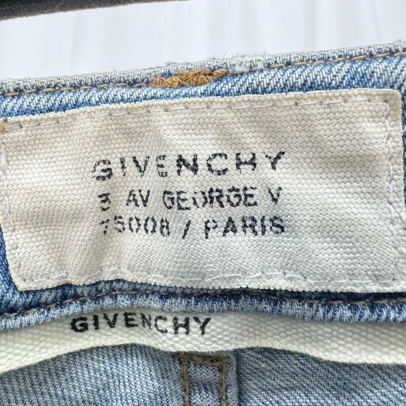Givenchy Givenchy Blue Denim Logo Women's Jeans 0089 Size 23" - 5 Thumbnail