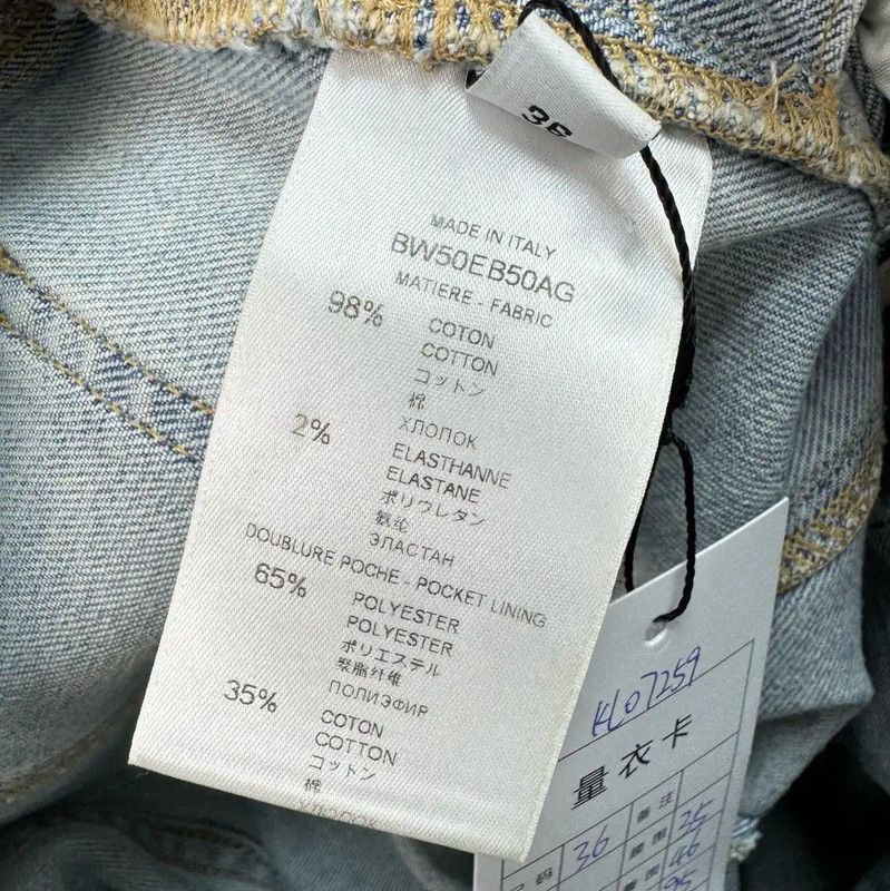 Givenchy Givenchy Blue Denim Logo Women's Jeans 0089 Size 23" - 7 Thumbnail