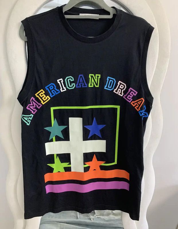 Givenchy Givenchy Black Sleeveless Cotton T-shirt 0089 Size XS / US 0-2 / IT 36-38 - 3 Thumbnail