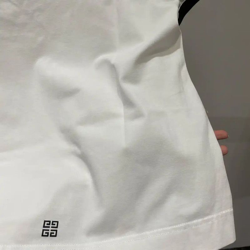 Givenchy Givenchy Women's White Cotton T-Shirt 0089 Size L / US 10 / IT 46 - 4 Thumbnail